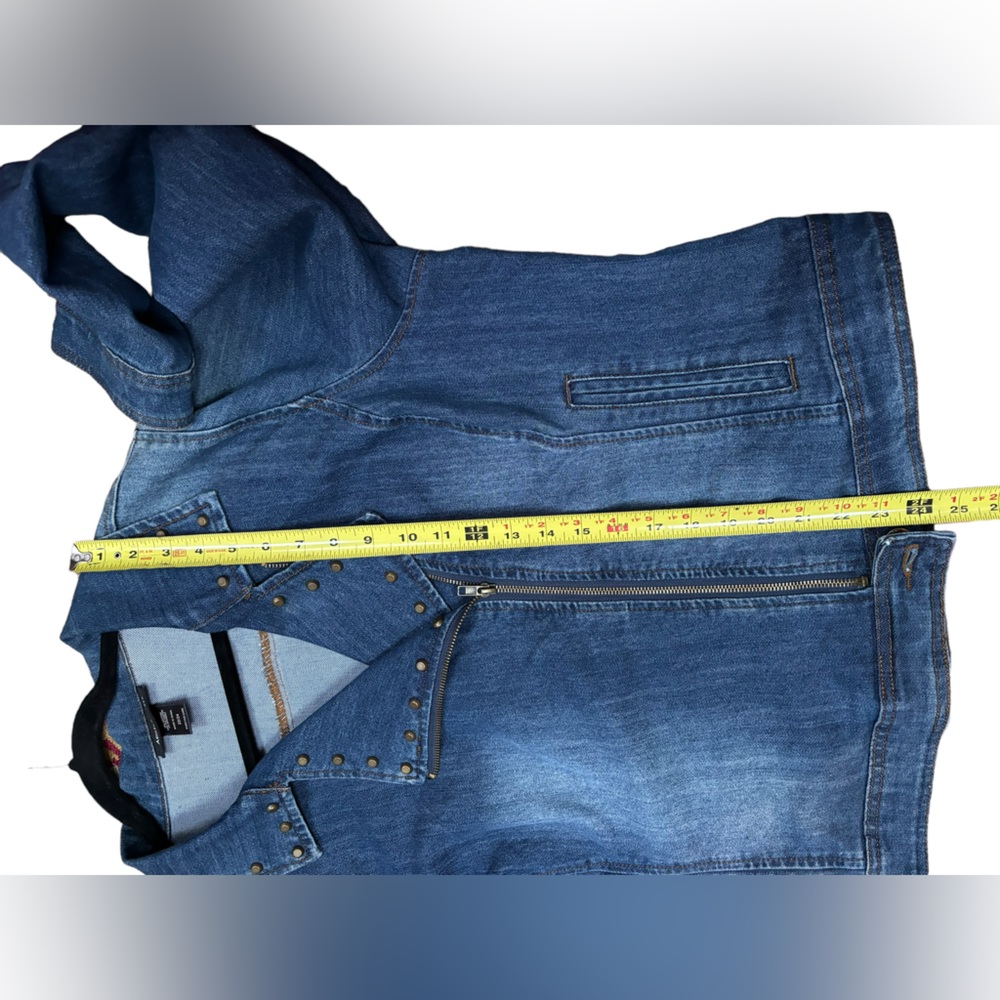 Ashley Stewart Women’s Blue Denim‎ Jacket Size 22/24 - Picture 7 of 8